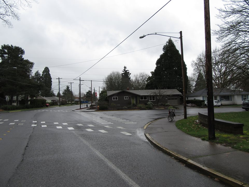 The intersection of 11th street and Buchanan Avenue