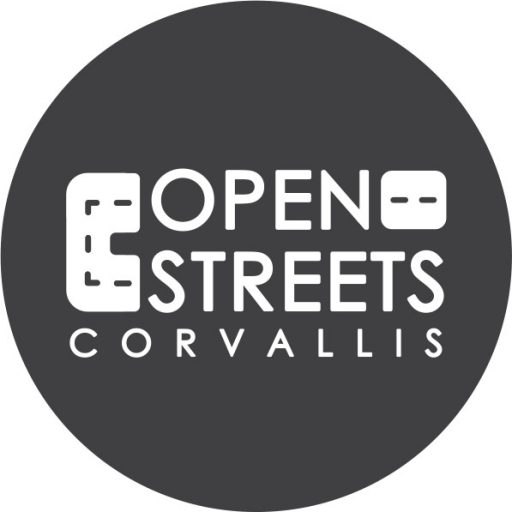 Open Streets logo in black and white.