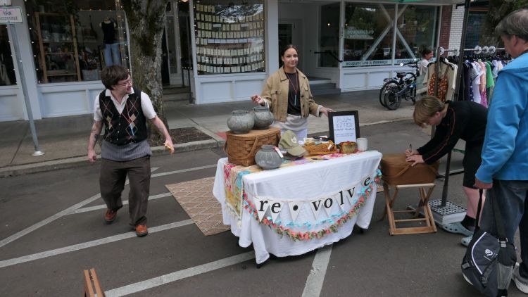 Revolve Resale booth