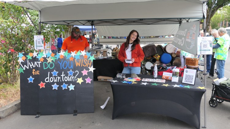 What do you wish for downtown booth