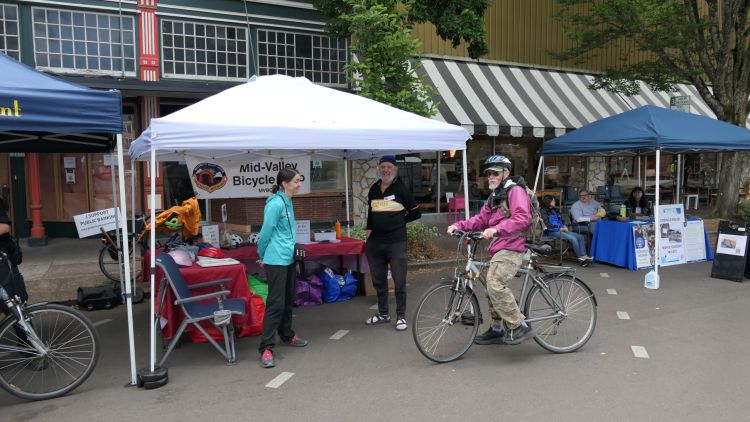 Mid-Valley Bicycle Club booth